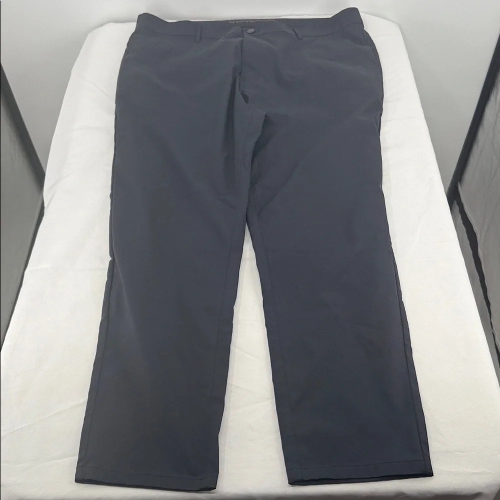 Marcus Pierce Pants Mens 39 x 30 Navy Blue Renegade Performance Casual - Picture 2 of 9